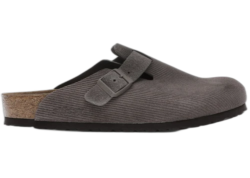 Birkenstock Boston Clogs Stussy Anthracite