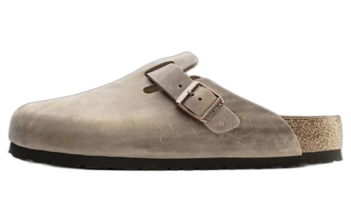 Birkenstock Boston Soft Footbed Regular 'Oiled Leather Tobacco Brown'