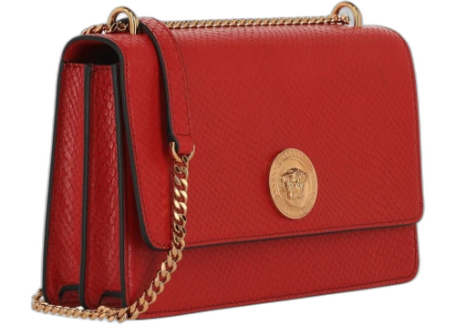Versace Women's La Medusa Shoulder Bag Dark/Red/Gold