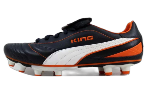 Puma King Finale I FG New Navy/White-Team Orange (Women's)
