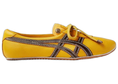 ASICS Onitsuka Tiger Tai-Chi Sakura Nappa Versace Brown Yellow