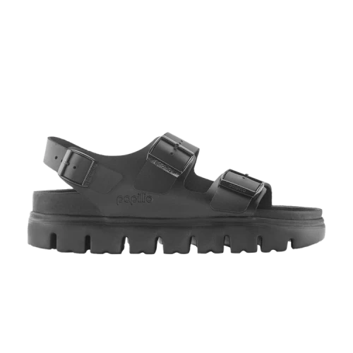 Birkenstock Milano Chunky Leather Black (Narrow Fit)