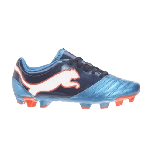 Puma Powercat 4.12 FG Jr 'Metallic Blue'