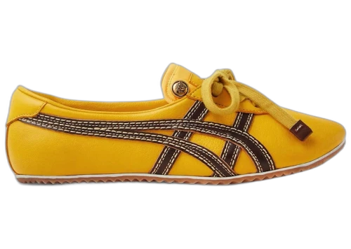 ASICS Onitsuka Tiger Tai-Chi Sakura Nappa Versace Brown Yellow (Women's)