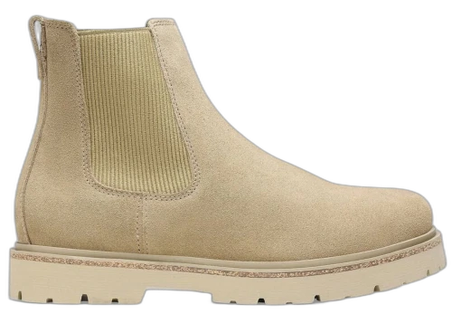 Birkenstock Highwood Slip On Suede Leather Taupe (Women's)