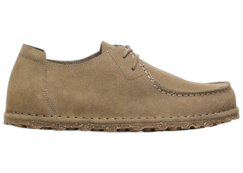 Birkenstock Utti Lace Suede Leather Grey Taupe