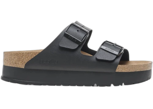 Birkenstock Arizona Flex Platform Birko-Flor Black