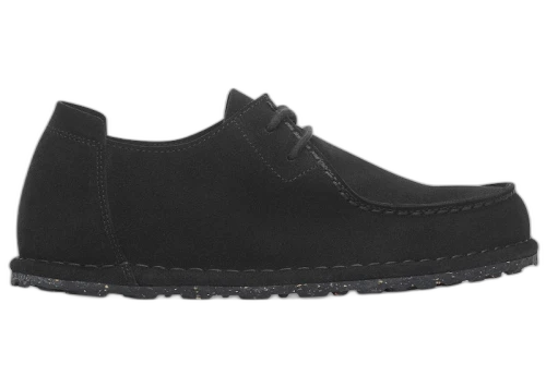 Birkenstock Utti Lace Suede Leather Black