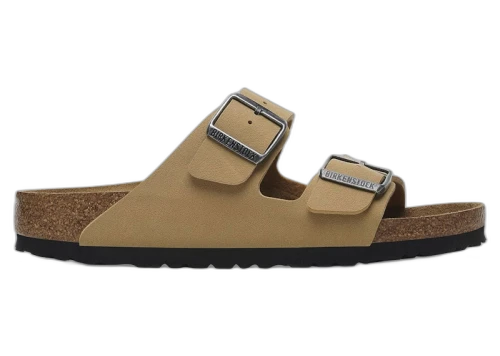 Birkenstock Arizona Birkibuc Latte Cream