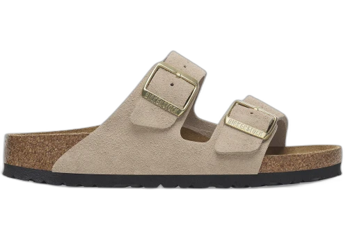 Birkenstock Arizona Suede Leather Sandcastle