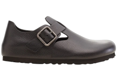 Birkenstock London Wire Buckle Vintage Wood Black