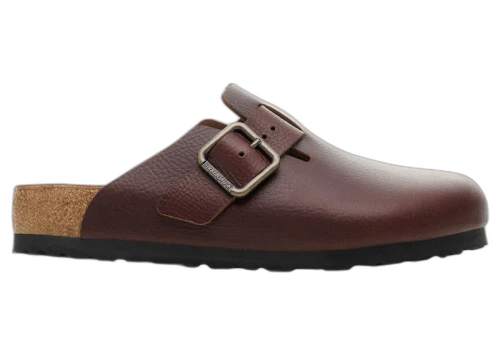 Birkenstock Boston Wire Buckle Leather Vintage Wood Roast
