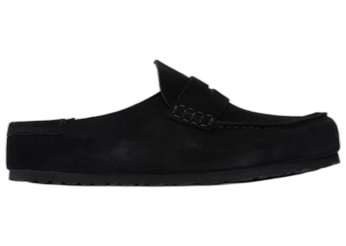 Birkenstock Naples Wrapped Suede Leather Black