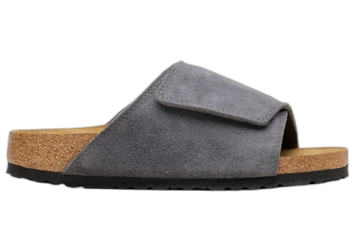 Birkenstock Solana Suede Leather Charcoal