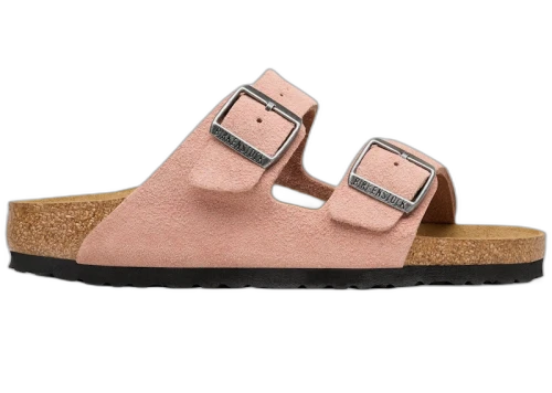 Birkenstock Arizona Suede Leather Pink Clay