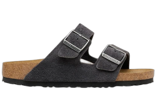 Birkenstock Arizona Suede Leather Charcoal