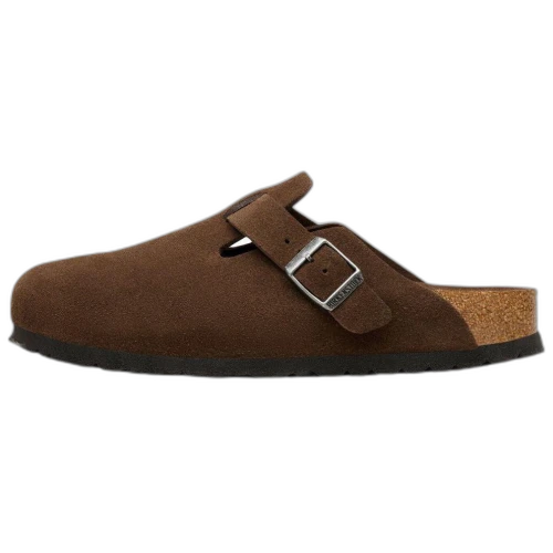 Birkenstock Boston Breathable Birkenstock Shoes Unisex Coffee Narrow