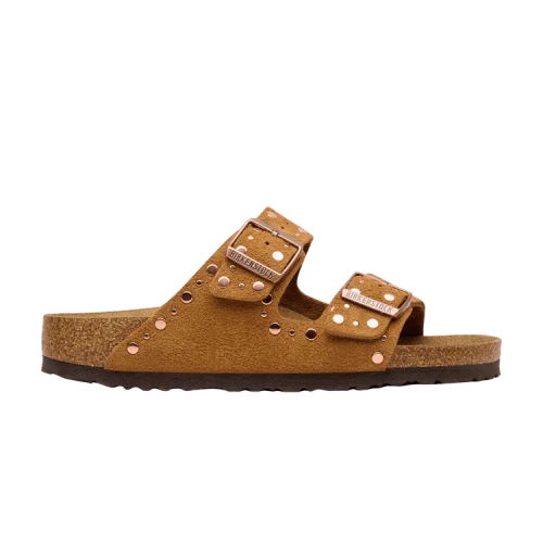 Birkenstock Arizona Rivets Suede Sandal 'Mink' (Women's)