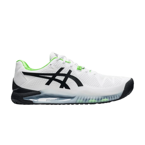 ASICS Gel Resolution 8 2E Wide 'White Green Gecko'