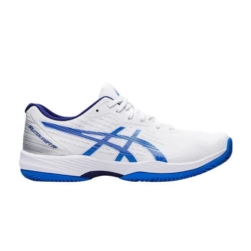 ASICS Solution Swift FF Clay 'White Electric Blue'