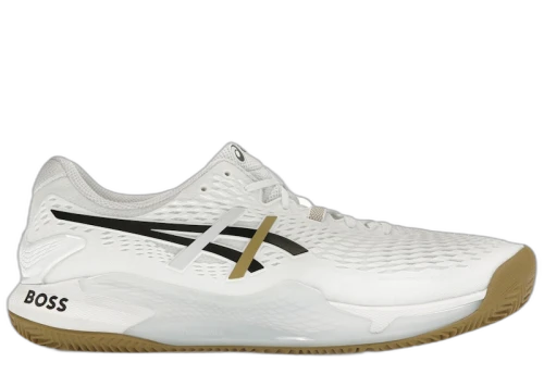 ASICS Gel-Resolution 9 Clay BOSS Matteo Berrettini White Camel