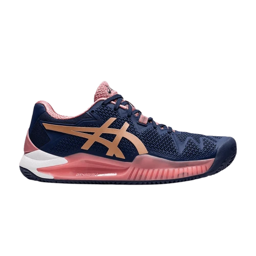 ASICS Gel-Resolution 8 Clay 'Peacoat Rose Gold' (Women's)
