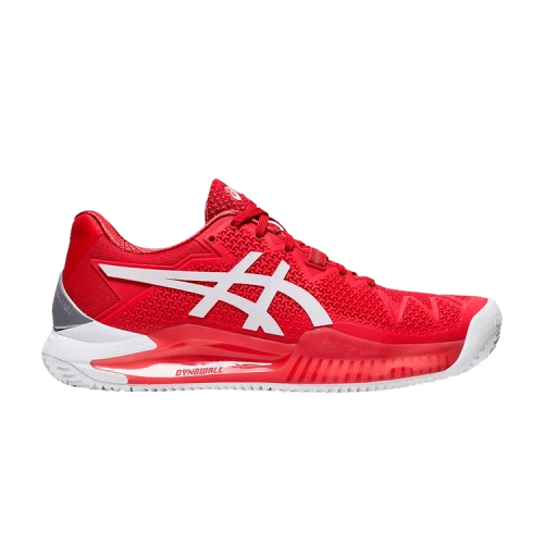 ASICS Gel Resolution 8 Clay 'Fiery Red White' (Women's)