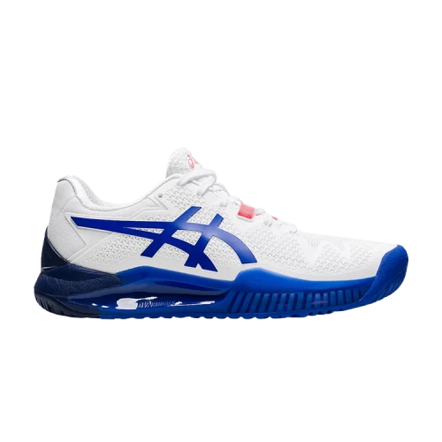 ASICS Gel Resolution 8 Wide 'White Lapis Lazuli Blue' (Women's)