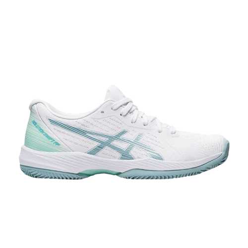 ASICS Solution Swift FF Clay 'White Smoke Blue' (Women's)