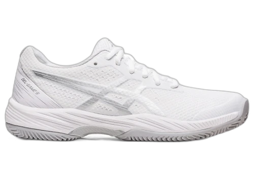 ASICS Gel-Game 9 Clay/OC White Pure Silver (Women's)