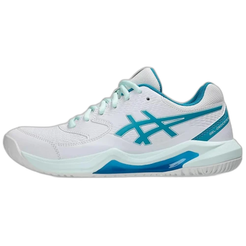 ASICS Gel Dedicate 8 Wide 'White Teal Blue' (Women's)