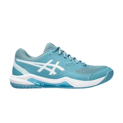 ASICS Gel-Dedicate 8 Wide 'Gris Blue White' (Women's)