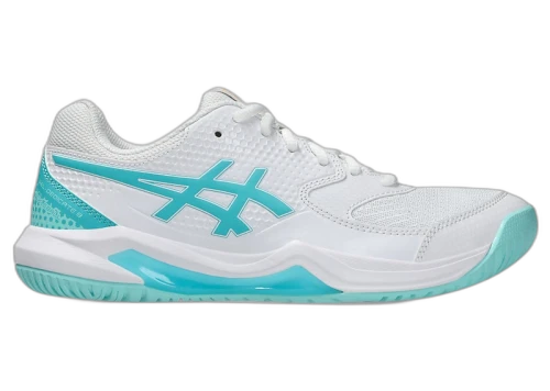 ASICS Gel-Dedicate 8 Pickleball White Energy Aqua (Women's)