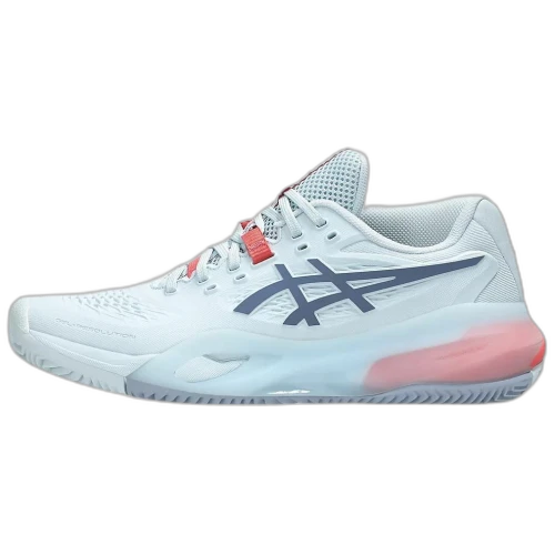 ASICS GEL RESOLUTION X CLAY Support Low top Tennis Shoes Women's Blue Pink