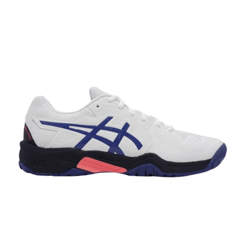 (GS) ASICS Gel Resolution 8 'White Lapis Lazuli Blue'