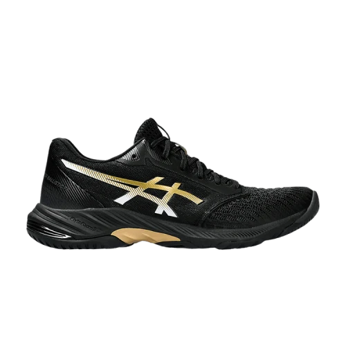 ASICS Netburner Ballistic FF 3 'Black Pure Gold' (Women's)