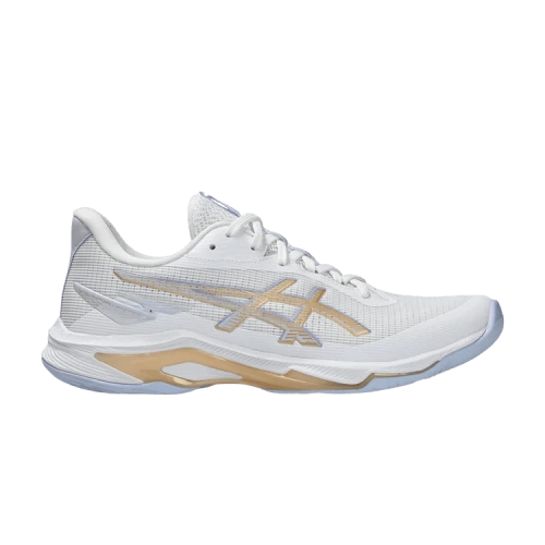 ASICS Netburner Ballistic FF 4 D Wide 'White Champagne' (Women's)