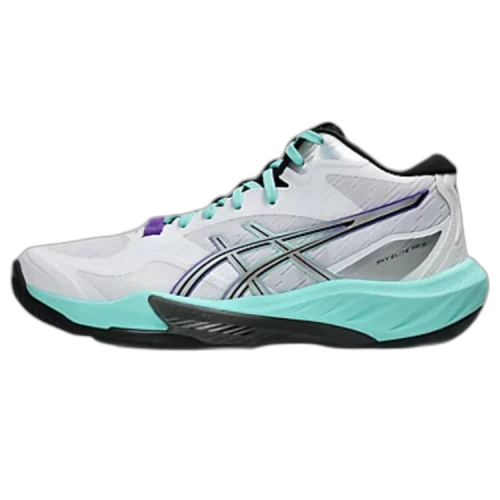 ASICS SKY ELITE FF MT Volleyball Shoes Women's Mid Top White/Bright Amethyst