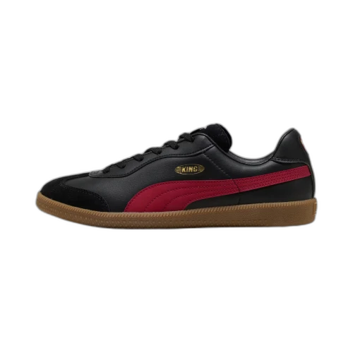 Puma King 21 IT Black Dark Crimson