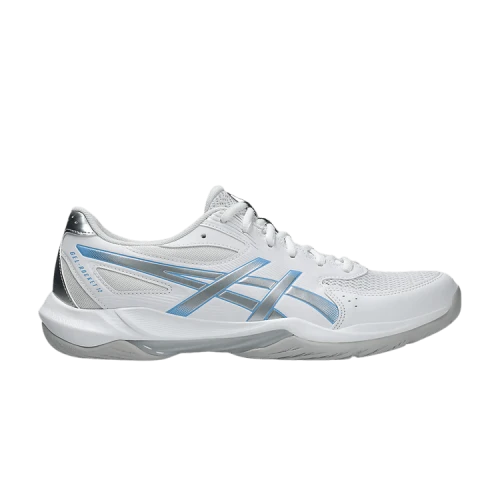 ASICS GEL ROCKET 12 Breathable Support Volleyball Shoes Unisex White Blue