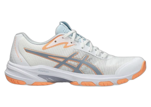 ASICS Netburner Professional FF 4 White Grey Blue (Women's)