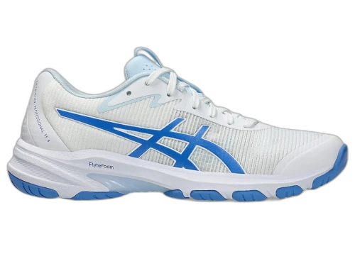 ASICS Netburner Professional FF 4 White Blue Coast (Women's)