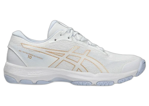 ASICS Gel-Netburner Academy 10 White Champagne (Women's)