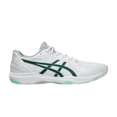 ASICS DYNAFEATHER Breathable Table Tennis Shoes Unisex White Green