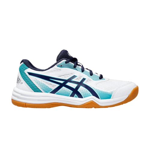 (GS) ASICS Upcourt 5 'White Peacoat Teal'