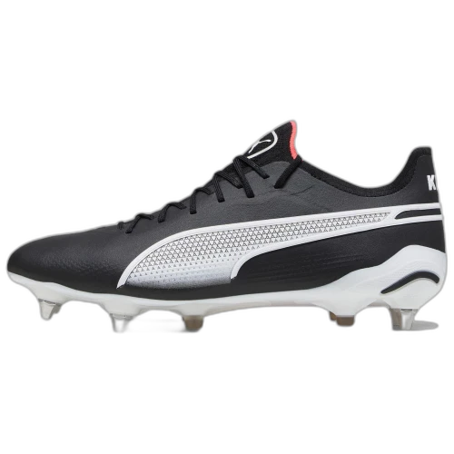 PUMA King Ultimate MG Rubber Short Studs SG Metal Long Studs Soccer Shoes Men's Black