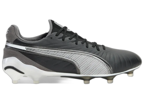 Puma King Ultimate FG/AG Black White Cool Dark Gray