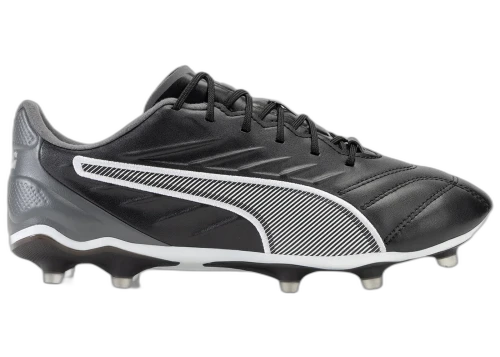 Puma King Pro FG/AG Black White Cool Dark Grey