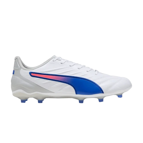 Puma King Pro FG/AG White Bluemazing Flat Light Grey Sunset Glow
