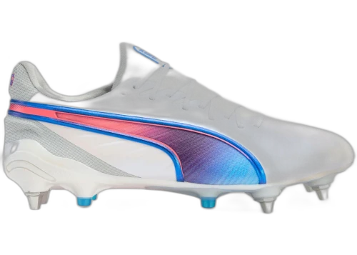 Puma King Ultimate MxSG White Bluemazing Flat Light Grey Sunset Glow